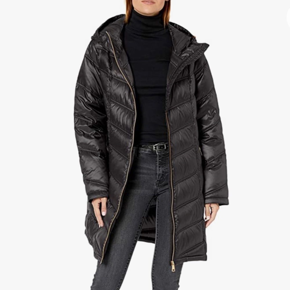 Calvin Klein Premium Down Coat (Black)- Size PS